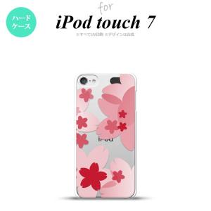 iPod touch 第7世代 ケース 第6世代 ハードケース 花柄 サクラ A 赤 nk-ipod7-052｜nk115