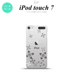 iPod touch 第7世代 ケース 第6世代 ハードケース 花柄 カット グレー nk-ipod7-075｜nk115