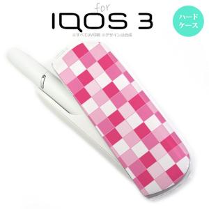 iQOS3 アイコス3 iqos3 ケース カバー ハードケース スクエア ピンク nk-iqos3-1018｜nk115