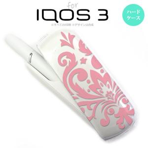 iQOS3 アイコス3 iqos3 ケース カバー ハードケース ダマスク柄大B ピンク nk-iqos3-1033｜nk115