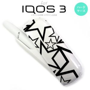 iQOS3 アイコス3 iqos3 ケース カバー ハードケース 星 クリア×黒 nk-iqos3-1115｜nk115