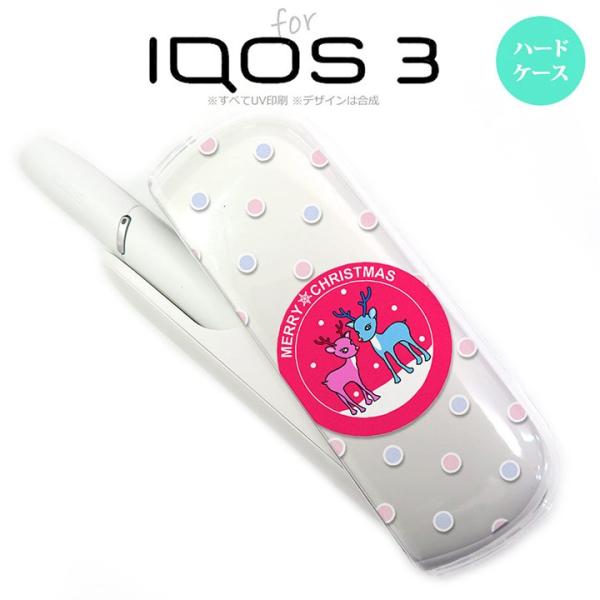 iQOS3 アイコス3 iqos3 ケース カバー ハードケース トナカイワッペン ピンク nk-i...
