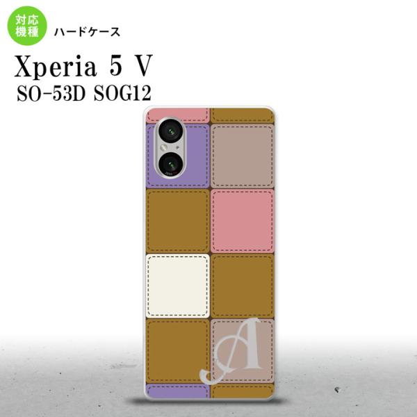 Xperia 5V Xperia 5V スマホケース 背面ケース ハードケース パッチワーク ミック...