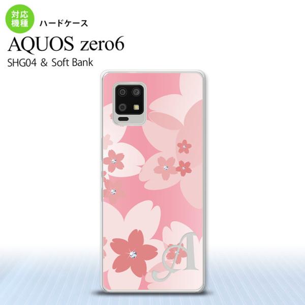 SHG04 AQUOS zero6 スマホケース ハードケース 花柄 サクラ C ピンク +アルファ...