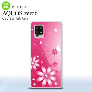 SHG04 AQUOS zero6 スマホケース ハードケース 花柄 ガーベラ ピンク  nk-zero6-066
