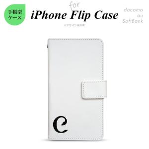 iPhone 手帳型 スマホケース SIMフリー iPhone14 iPhone13Pro iPhone12 iPhone12mini 他 手帳型ケース ホワイト イニシャル C nk-004-ip-ini-c｜nk117