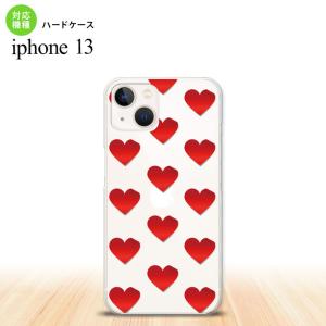 iPhone13 iPhone13 スマホケース ハードケース ハート A 赤  nk-i13-017｜nk117