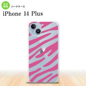 iPhone14 plsu iPhone14 plsu スマホケース 背面ケース ハードケース ゼブラ ピンク  nk-i14pl-022｜nk117