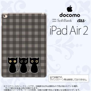 iPad Air 2 ケース カバー アイパッド エアー 2 猫C グレー nk-ipadair2-1136