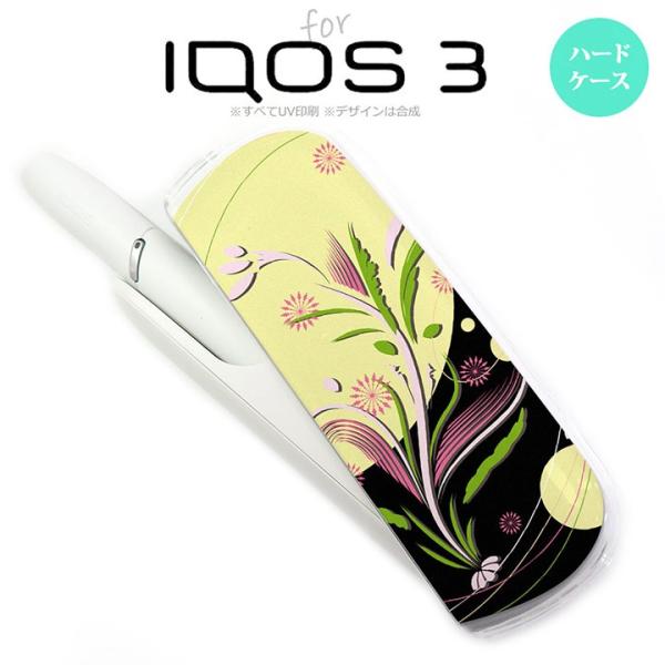 iQOS3 アイコス3 iqos3  ケース カバー ハード 和柄 黒 nk-iqos3-1226