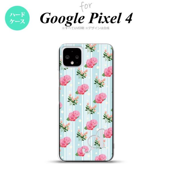 GooglePixel4 Google Pixel 4 スマホケース ハードケース 花柄 バラ レー...