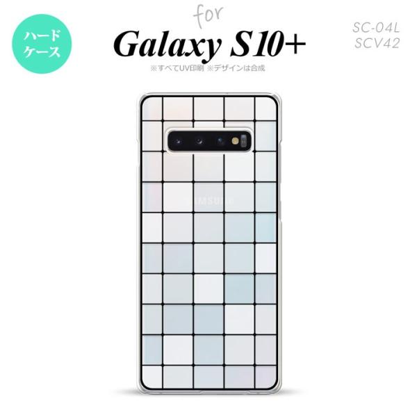 SC-04L SCV42 Galaxy S10+ 背面ケース カバー ステンドグラス風 おしゃれ ス...