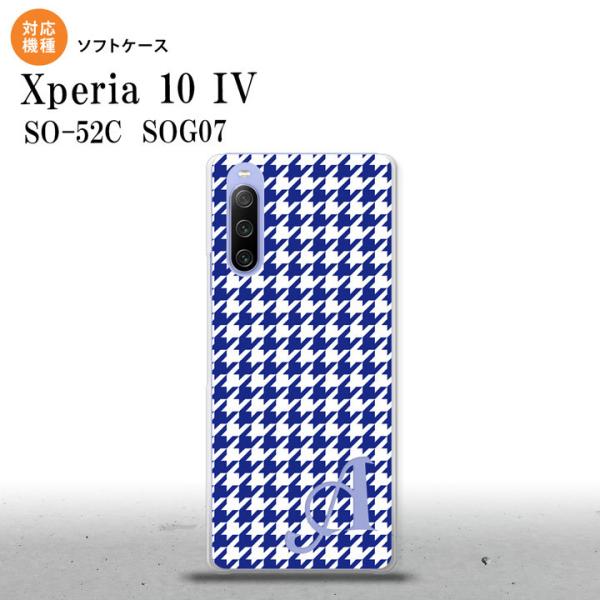 SO-52C SOG07 Xperia 10IV スマホケース 背面ケースソフトケース 千鳥 格子 ...