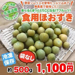 北海道産 冷凍 フルーツほおずき 500g／無農薬栽培 食用ほおずきは、ほおずきジャムやスムージーなどの加工にオススメ！｜nk2farm