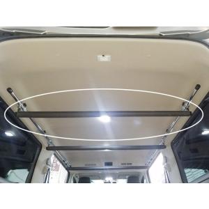 [NKC] 固定金具式標準スライドバー1本 手すり&サイドバータイプ共通 追加バー 延長ステー・パッド付 脚立 ロング サーフボード スキー スノーボード ガー