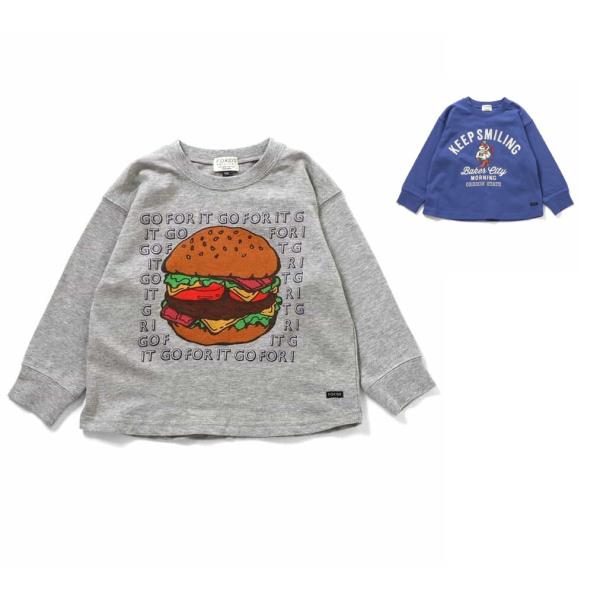 エフオーキッズ　カラバリグラフィック長袖Tシャツ 30%OFF SALE