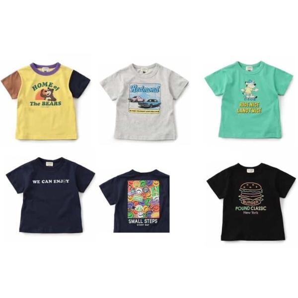 エフオーキッズ　カラバリグラフィック半袖Tシャツ 30%OFF SALE