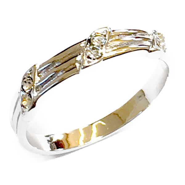 可愛さにもシャープをプラス///ピンキーリング/高品質クリスタル使用/日本製/BR-3517