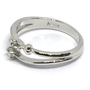 エーアンドジー 美品 A＆G シルバークロスリング 指輪 シルバー SV925