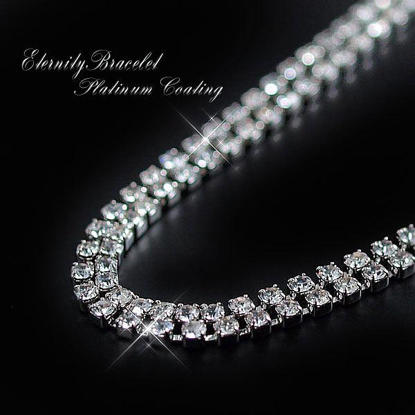ブレスレット 2連エタニティー テニスブレスレット/SL-1057
