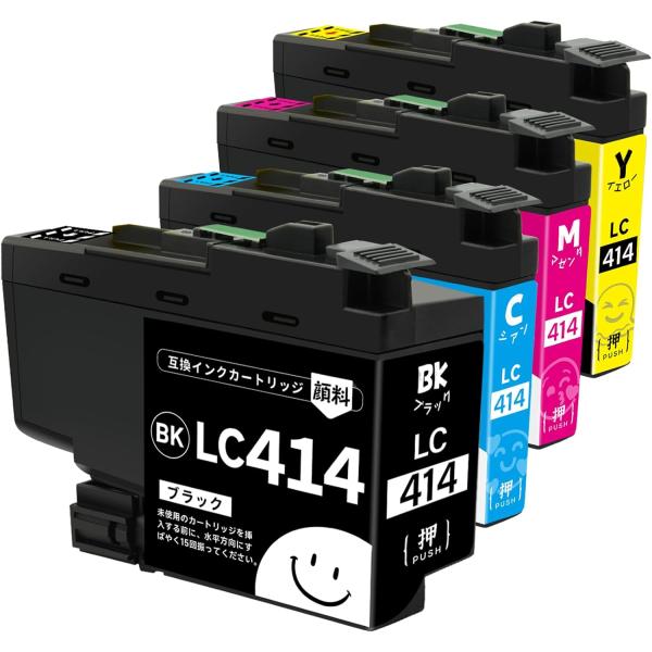 Brother LC414-4PK 純正互換 インクカートリッジ 4色組 ブラザー DCP-J120...