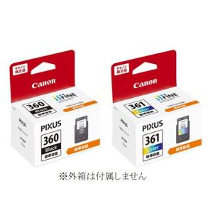 キヤノン 純正 FINE カートリッジ 送料無料 ブラック+３色カラー BC-360  BC-361...