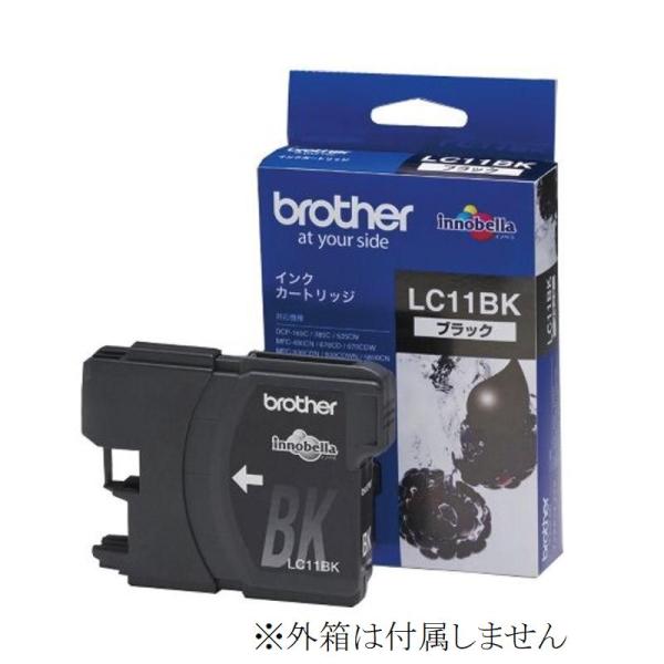 LC11BK ブラザー Brother 純正インクカートリッジ 黒 ブラック Black 箱なし M...