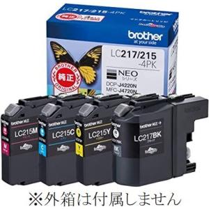 LC217 215 4PK ブラザー 純正 インクカートリッジ 4色セット 箱なし プリンターインク...