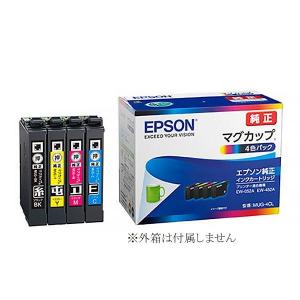 エプソン 純正インクカートリッジ MUG-4CL 4色組 EPSON マグカップ カラリオ 箱無し セットアップ EW452A EW052A mug 4cl｜エヌケー企画