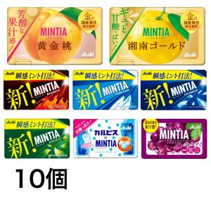 1000円ポッキリ ポイント消化 送料無料 ミンティア 選べる10個セット ネコポス アサヒ  最安値 フリスク｜nkms