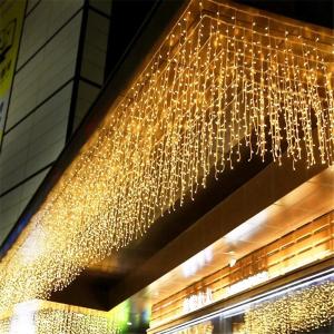 滝 LEDストリングライト 5M クリスマスライト 屋外装飾 ワードローブ パーティー 装飾 220V 110V｜nkp-sutoa