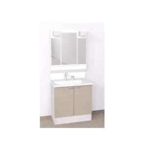 ハウステック ココッシュ洗面化粧台 PLAN04 三面鏡 片引き出し す