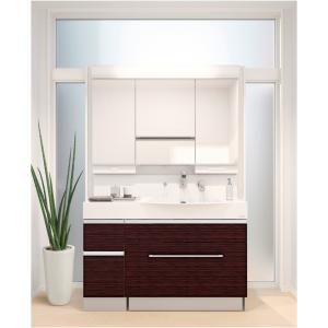 ハウステック ココッシュ洗面化粧台 PLAN04 三面鏡 片引き出し す