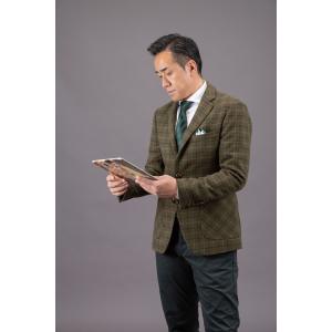 秋冬メンズダブルジャケットオレンジチェック/S/M/L/XL : NKT ARROWS