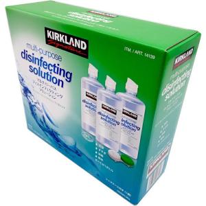 ≪500ml×3本入≫【KIRKLAND】カークランド コンタクト洗浄液 ソフトコンタクトレンズ ソリューション レニュー【costco コストコ コストコ通販】｜nktrading