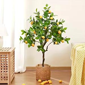 ☆観葉植物☆ 造花 レモンの木 檸檬 全高約1...の詳細画像3