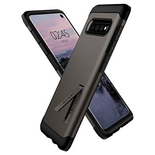 Spigen Galaxy S10 ケース  SCV41  対応 米軍MIL規格取得 耐衝撃 スタン...