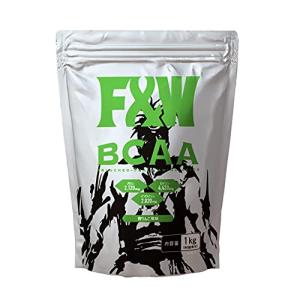 F&Wエフアンドダブリュー BCAA 1kg 単品 青りんご風味 100食分 計量スプーン付 国内製造｜nn-style