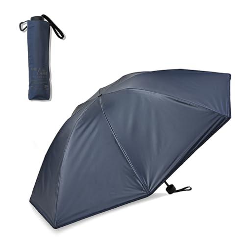 KiU 折り畳み傘 日傘 雨傘 晴雨兼用 軽量 シンプル メンズ レディース ネイビー KAH01-...