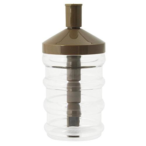 山佳化成 ワンタッチ シュガーポット 280ml 日本製 ブラウン ひとふり約3g スプーン1杯分