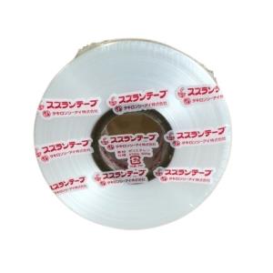 スズランテープ　レコード巻　470m　白色｜nns