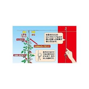 ケース特価 2500個入) むすばんロックS (500個入×5袋) 誘引紐取り付け