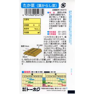 からし菜の種 たか菜 (葉からし菜) 8ml ...の詳細画像1