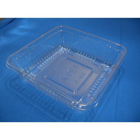 フルーツケース四角　外寸167mmx167mmx48mm　P-80　100枚