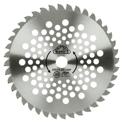 ２段刃チップソー　ＪＩＳ　255MMX40P JIS