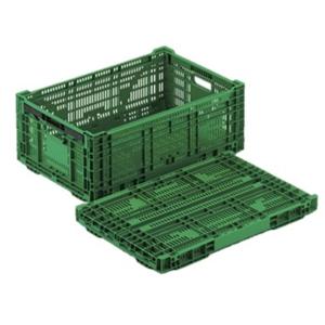 10個セット) 日本製 AZ カラー折りたたみコンテナー ピンク