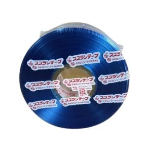 スズランテープ　レコード巻　470m　青色　30巻セット｜nns