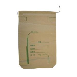 徳用100枚セット) (高品質 高耐久) 日本製 クラフト 米袋 30kg用バンド