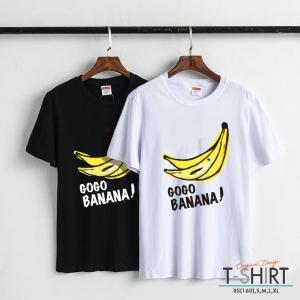 Tシャツ レディース メンズ 半袖 Unisex クルーネック プリント おしゃれ かわいい フルーツ バナナ Gogo Banana イラスト アート Dt4053 No Other 通販 Yahoo ショッピング