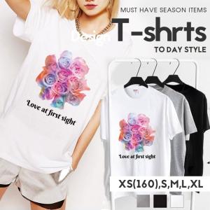 バラ花柄tシャツの商品一覧 通販 Yahoo ショッピング